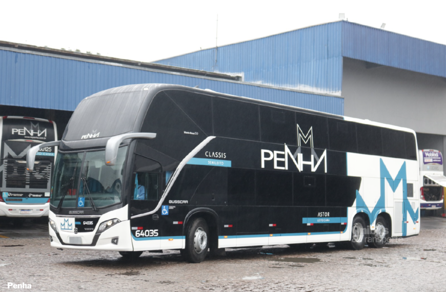 Penha adquire novos ônibus com chassis Volvo B510R Euro 6; o rodoviário mais potente do Brasil