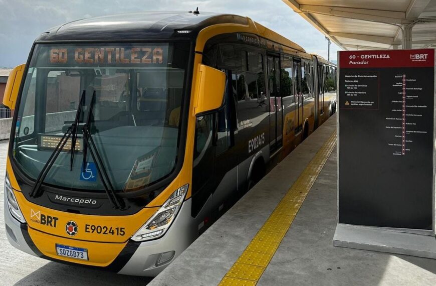 Prefeitura do Rio amplia horário de operação do BRT Transbrasil a partir deste domingo (07)