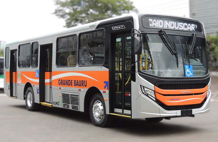 Grande Bauru renova frota com 27 ônibus urbanos da marca Caio