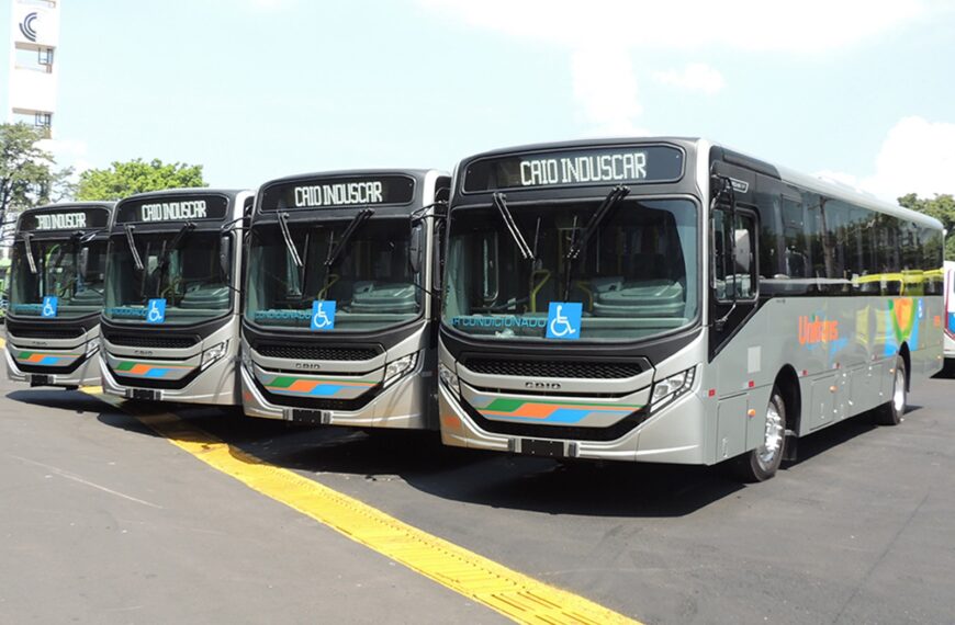 FABUS divulga números da produção de ônibus em abril: Caio e Marcopolo se destacam