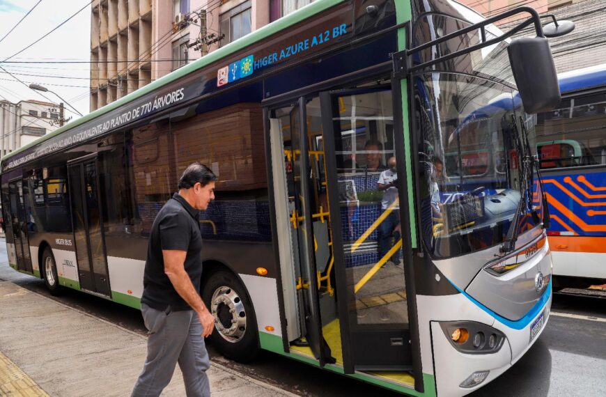 Ribeirão Preto (SP) iniciará testes com modelo de ônibus elétrico chinês da TEVX Higer na segunda (15)