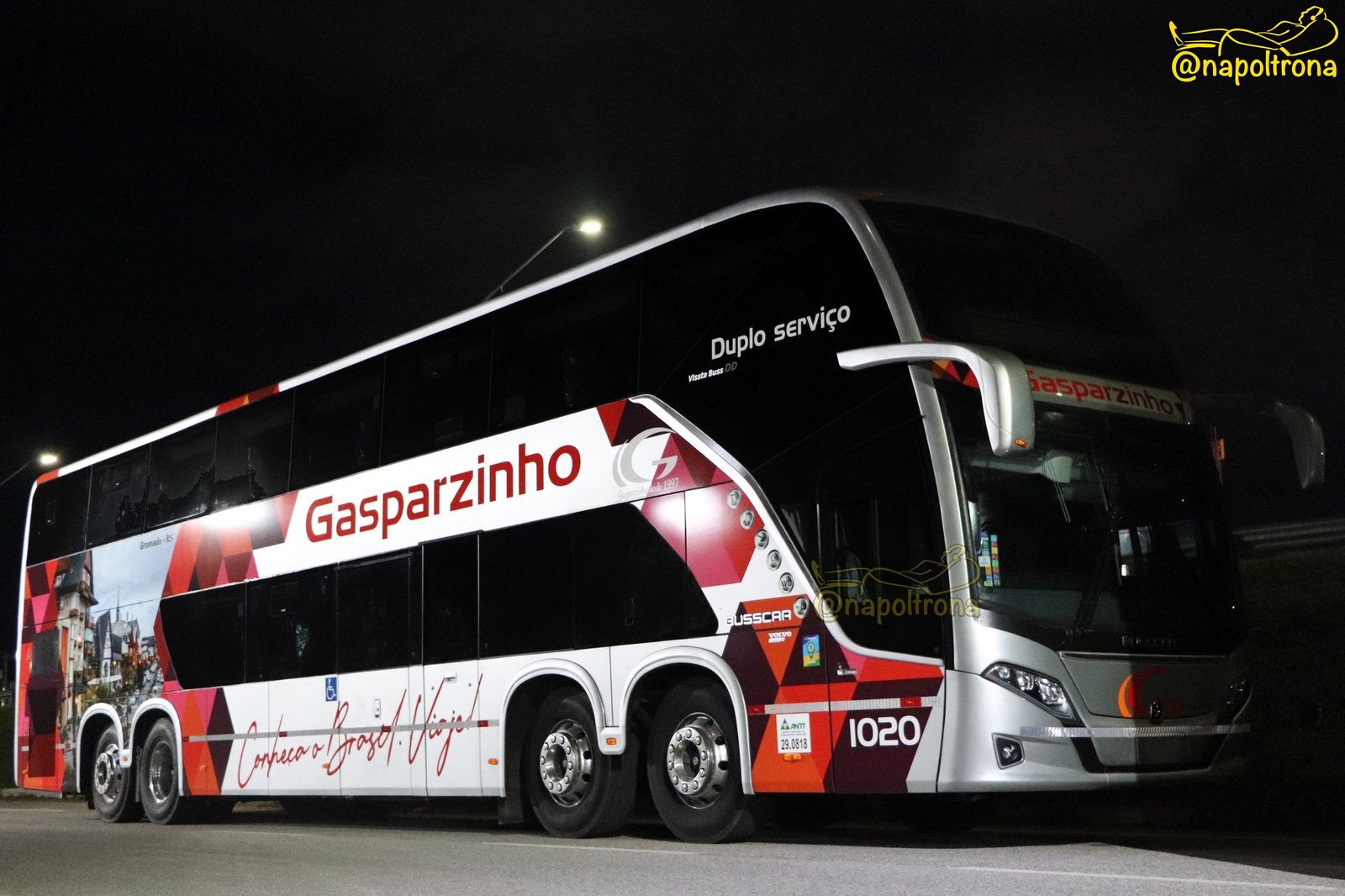 Gasparzinho Transporte e Turismo incorpora novos Vissta Buss DD à frota ...