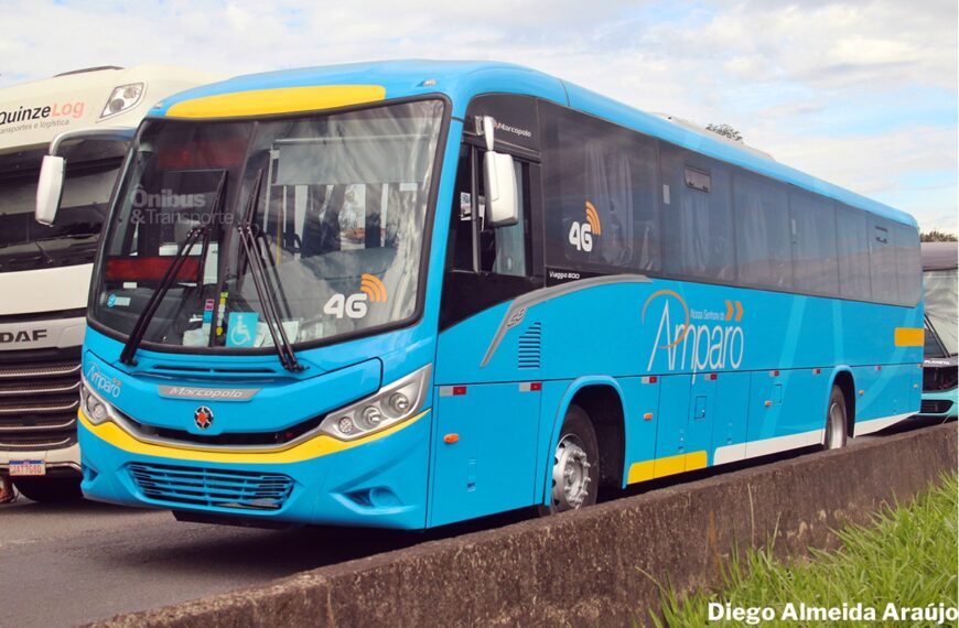 Viação Nossa Senhora do Amparo adquire novos ônibus Marcopolo