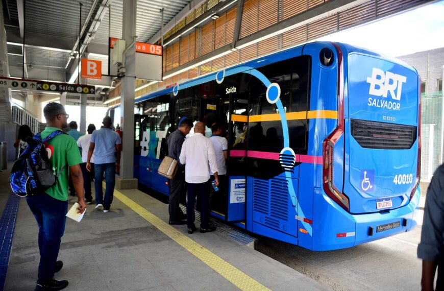 Número de passageiros no BRT Salvador cresce quase 200%