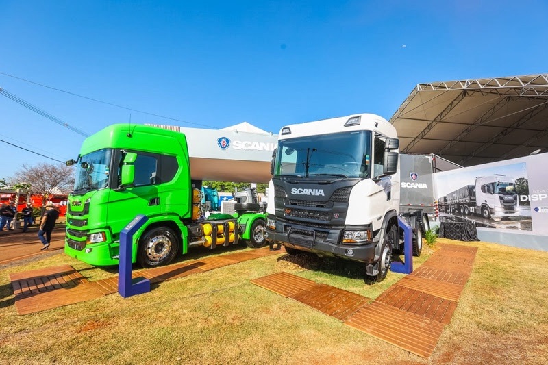 Scania anuncia condições especiais na Agrishow 2024 e caminhão a gás lançado é um sucesso