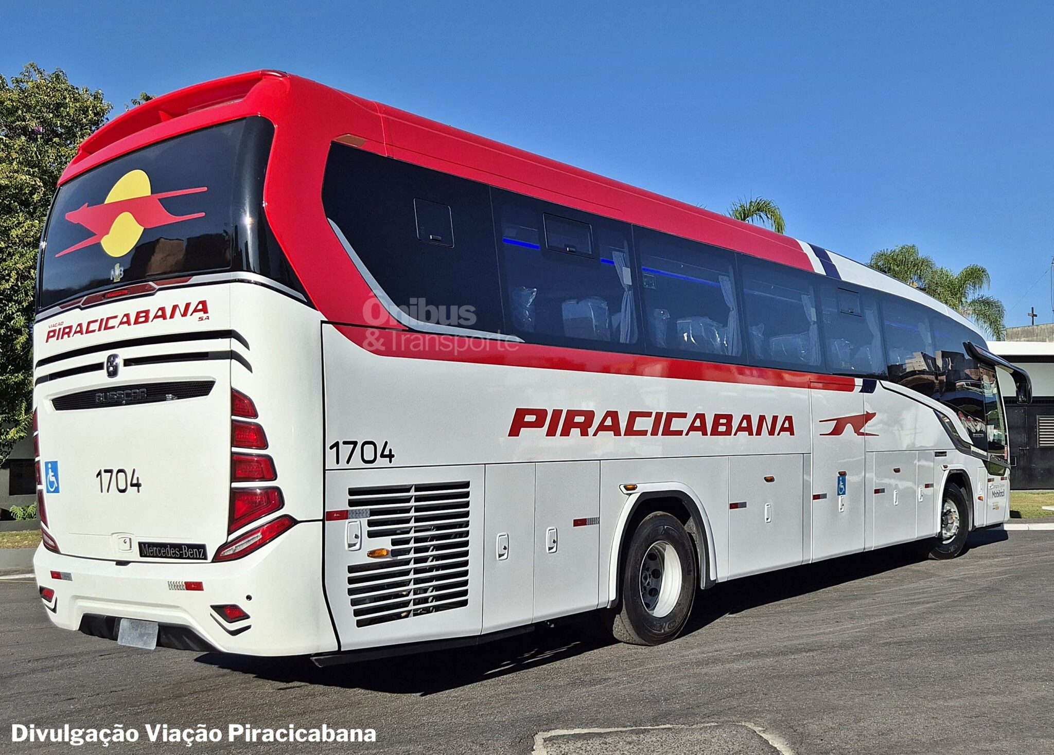 Piracicabana recebe novos Busscar NB1 com identidade visual para o ...