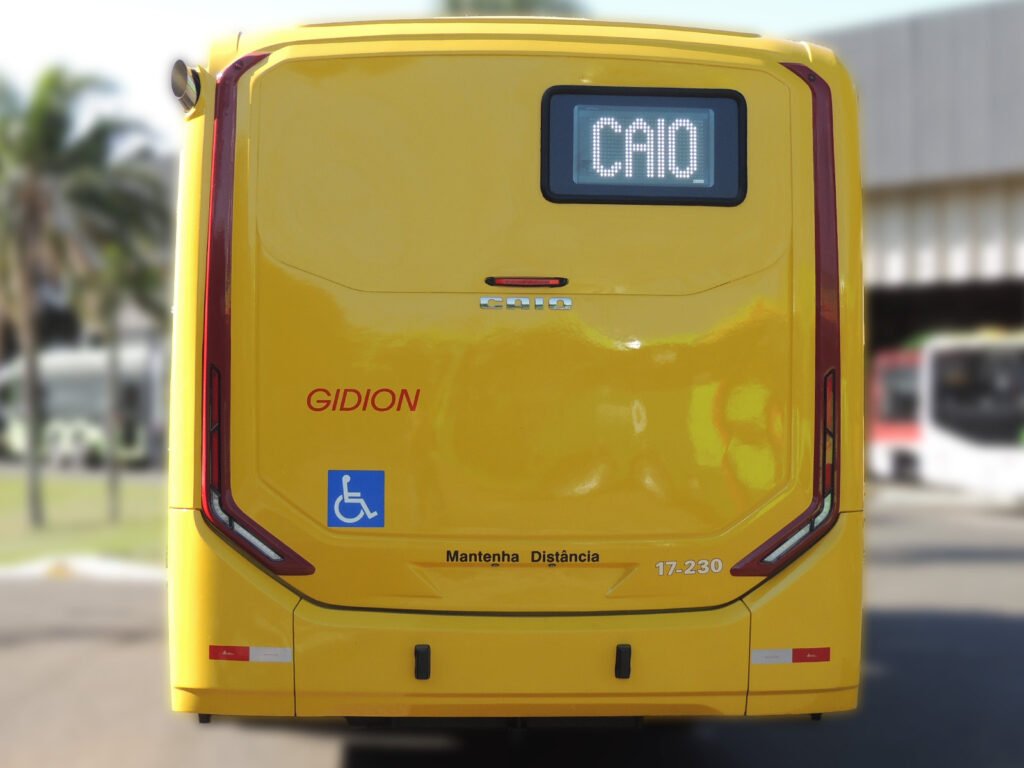 Gidion recebe Apache VIP V da Caio para o transporte coletivo de Joinville, em Santa Catarina.