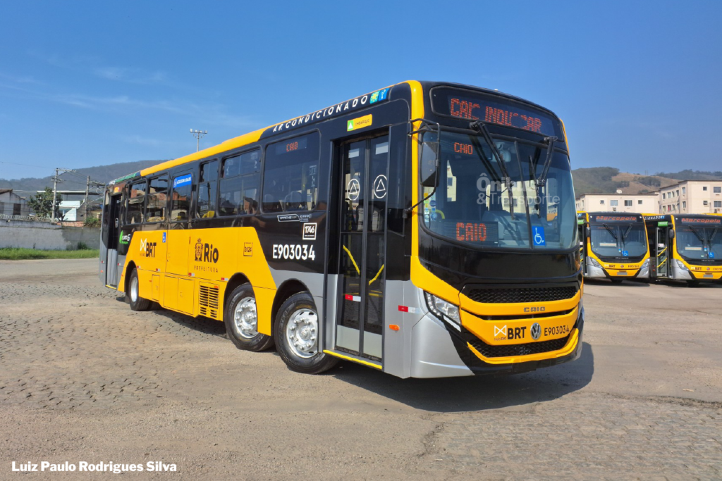 Caio Apache VIP V para o BRT do Rio Janeiro, veículo da MOBI-Rio.