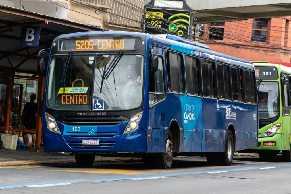 Ônibus municipal de Canoas, no Rio Grande do Sul.