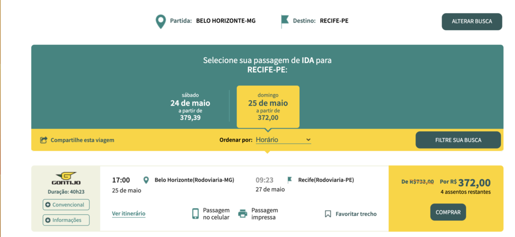 Festejos juninos no Nordeste? Antecipe a compra da sua passagem com a Gontijo e viaje com até 63% de desconto! 3 Captura de Tela 2025 04 10 as 12.12.55