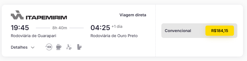Viação Nova Itapemirim/Suzantur divulga a data de início das novas linhas entre Guarapari (ES) - Ouro Preto (MG) e Fortaleza (CE) - Belém (PA) 2 image 2