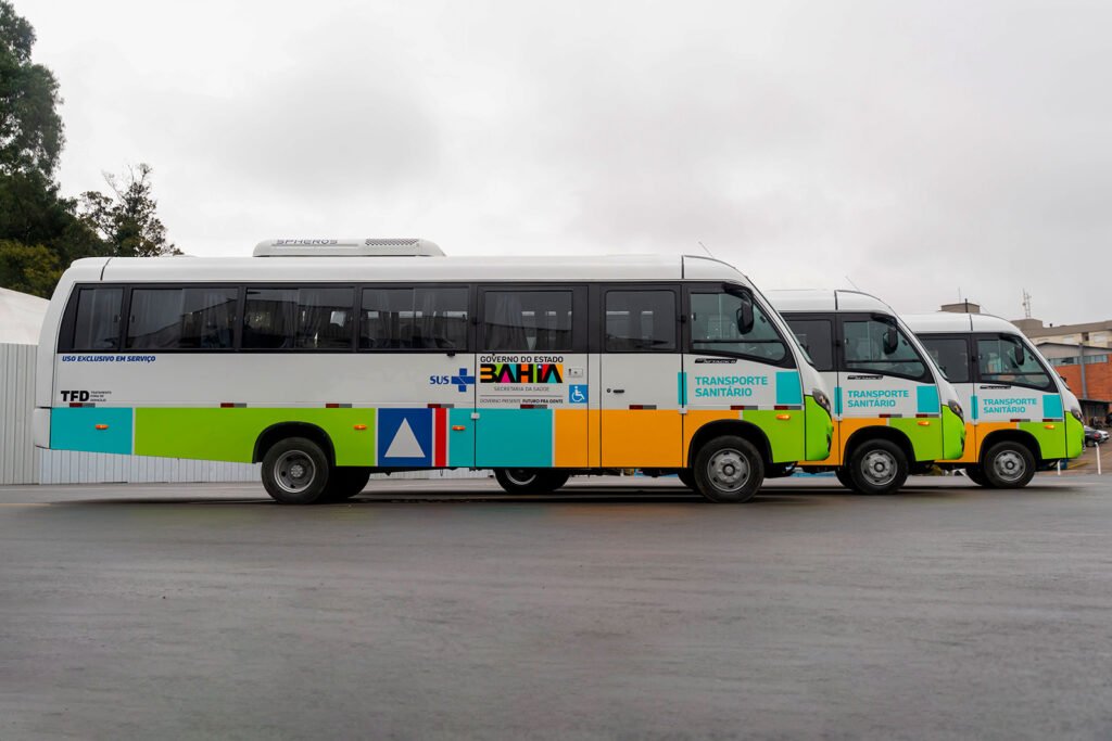 Volare entrega 59 micro-ônibus Attack 9 para fortalecer a Saúde Pública da Bahia 1 Volare