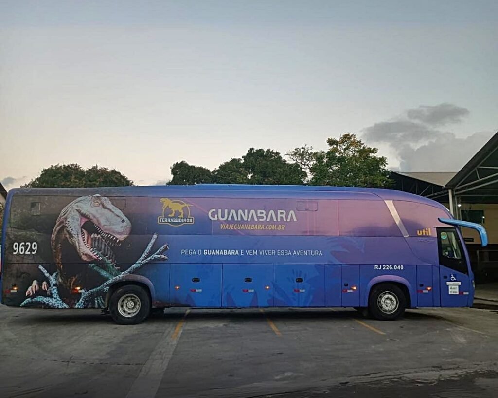 Guanabara lança ônibus temático do Parque Terra dos Dinos ligando Rio de Janeiro a Miguel Pereira 2 Guanabara