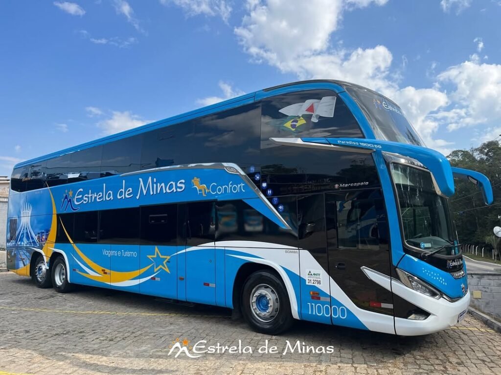 Empresa Estrela de Minas ganha um chassi K410 Euro 6 e outros 10 empresários vão à maior feira de ônibus do mundo pelo Scania Consórcio 6 ESTRELA DE MINAS