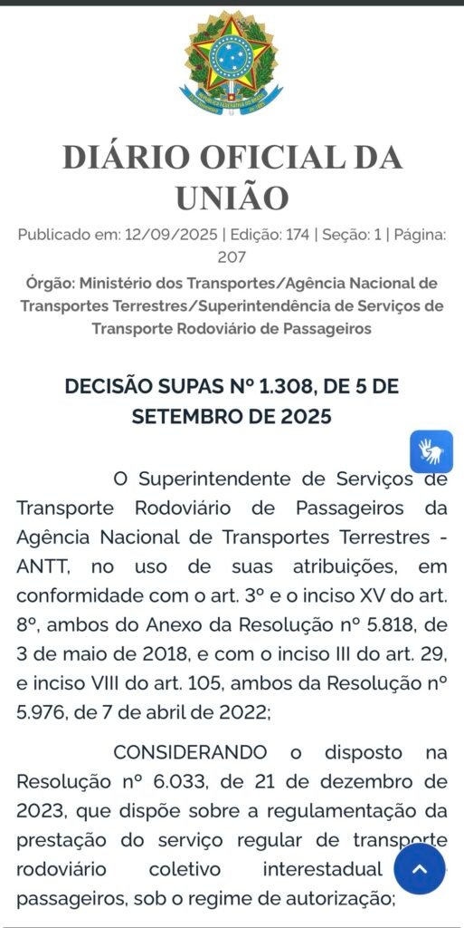 ANTT autoriza Expresso Itamarati a integrar trecho em operação conjunta da linha São Paulo–Porto Velho 1 img 6181