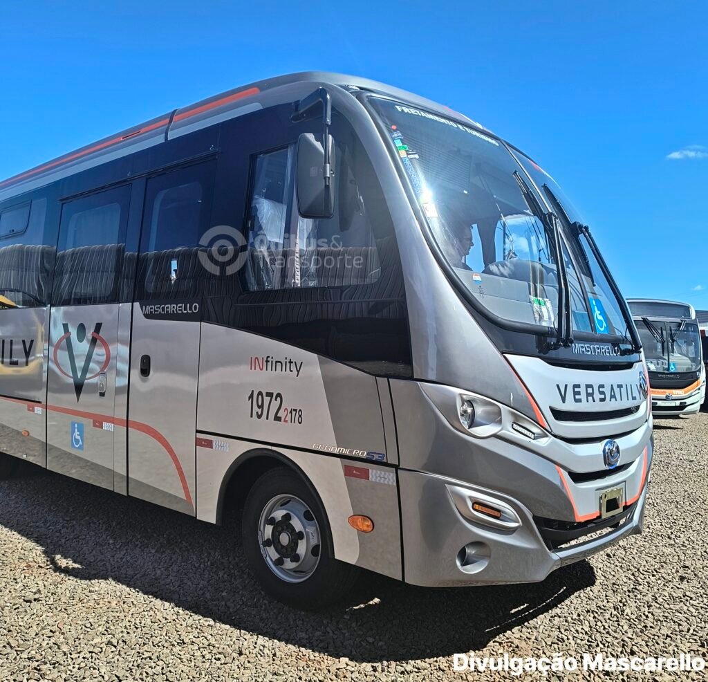 Versatily Transportes moderniza frota com oito novos micro-ônibus Mascarello Gran Micro S3 9 Versatily