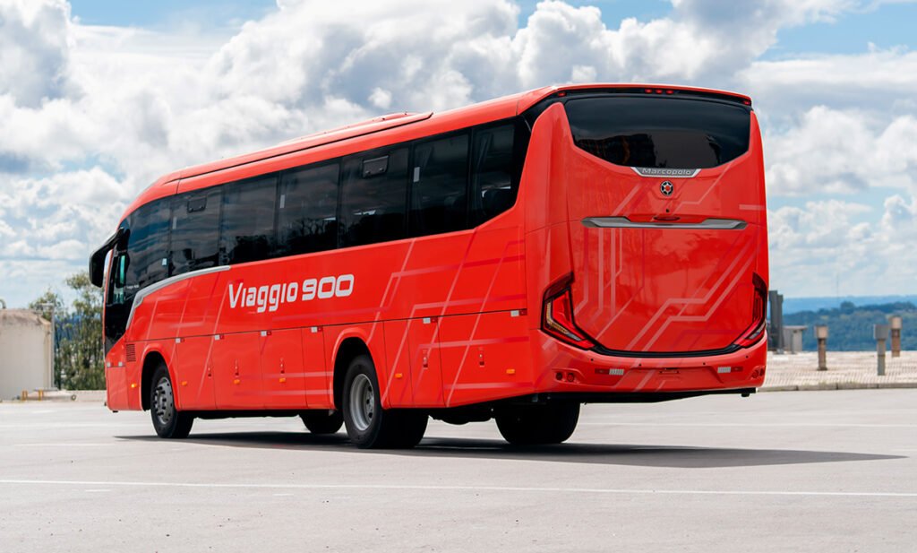 Marcopolo inicia apresentações do Viaggio G8 900 e 1050 com motor dianteiro em todo o Brasil 3 Marcopolo