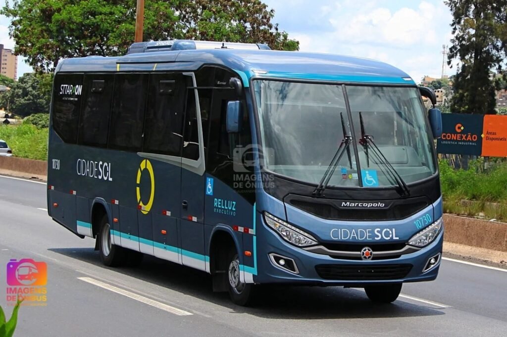 Cidade Sol reforça frota com novos micro-ônibus Marcopolo Senior 1 Cidade Sol