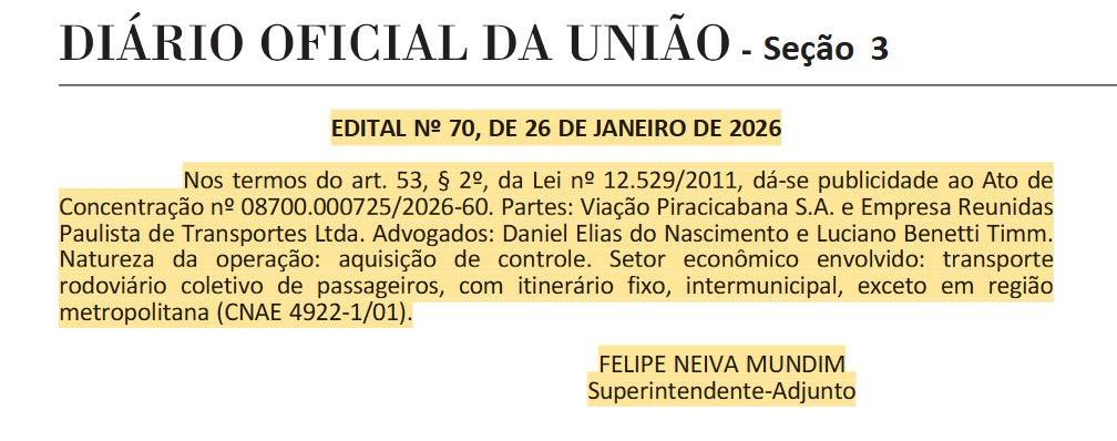 Família Constantino reorganiza ativos rodoviários e Reunidas Paulista é absorvida pela Viação Piracicabana 1 Reunidas Paulista