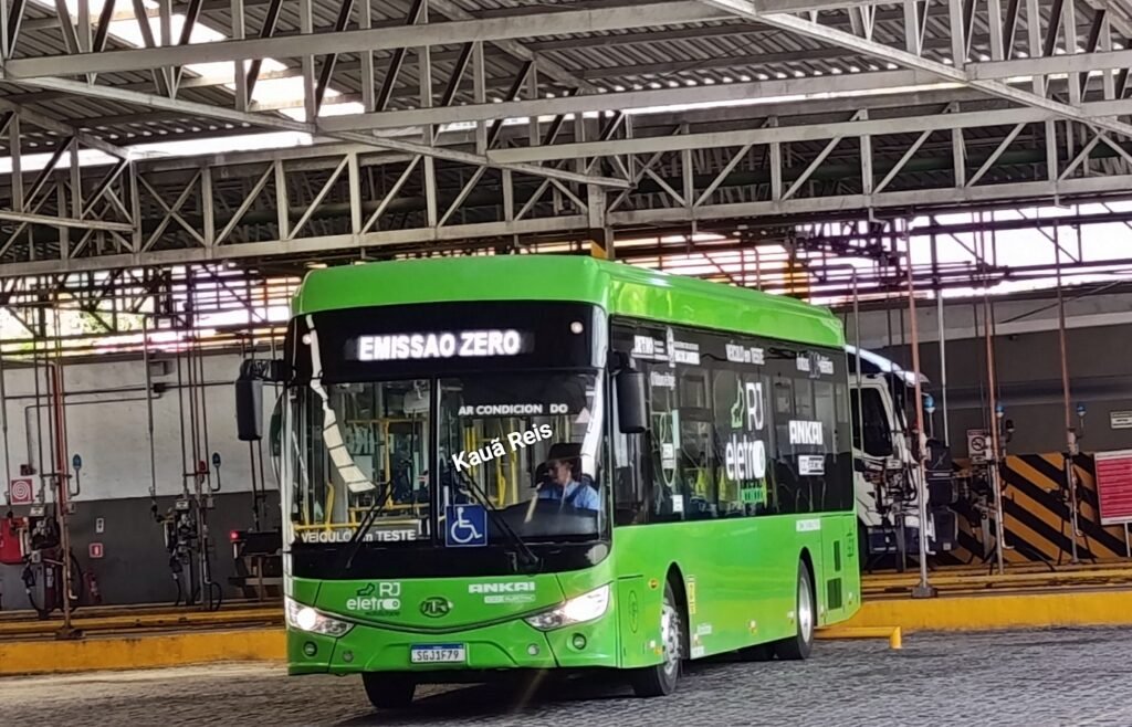 Viação Mauá inicia testes com ônibus elétrico Ankai na linha 100D entre Niterói e Rio a partir de segunda-feira 1 Viação Mauá