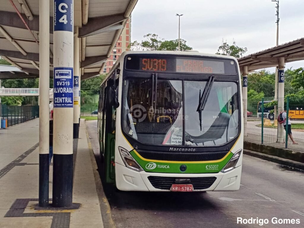 Nova linha SV319 entre Terminal Alvorada e Central do Brasil, no Rio, já está em operação 1 SV319