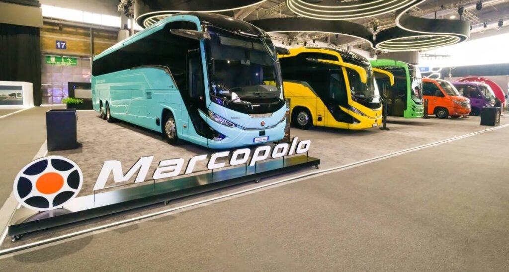 Marcopolo México supera 100 ônibus vendidos na Expo Foro Movilidad 2026 e reforça expansão no mercado 1 Marcopolo
