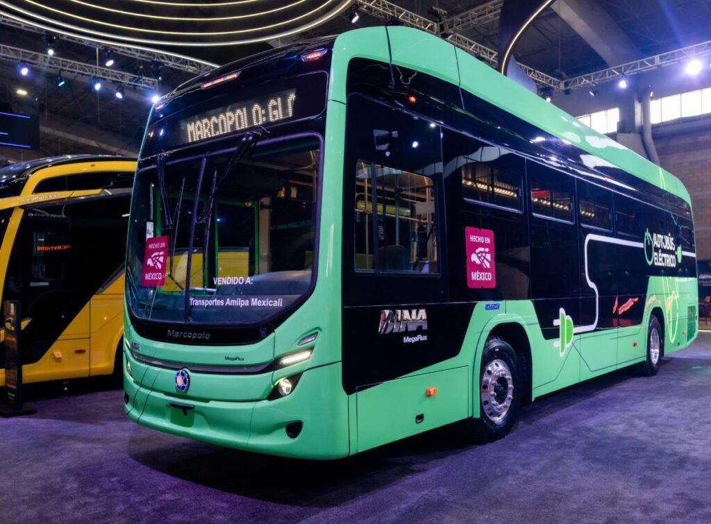 Marcopolo México supera 100 ônibus vendidos na Expo Foro Movilidad 2026 e reforça expansão no mercado 3 Marcopolo