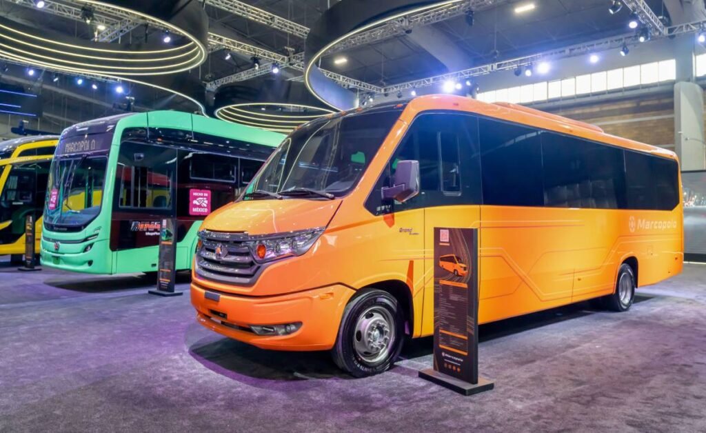 Marcopolo México supera 100 ônibus vendidos na Expo Foro Movilidad 2026 e reforça expansão no mercado 4 Marcopolo