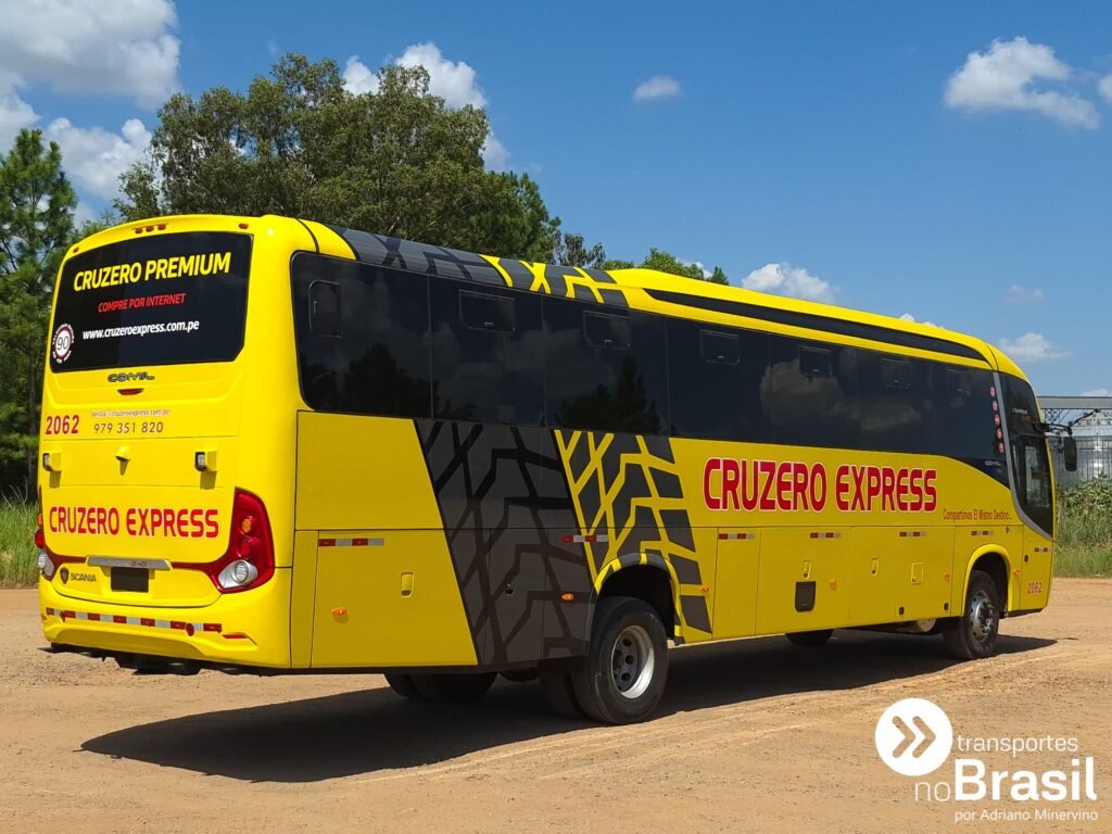 Cruzero Express reforça frota com novos ônibus Comil Campione 3.45 sobre chassi Scania F310 2 Cruzero Express