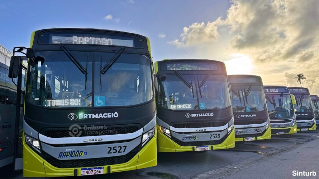 Após 12 anos, ônibus 0 km Caio voltam às ruas de Maceió com modelo Apache VIP V 1 Maceió