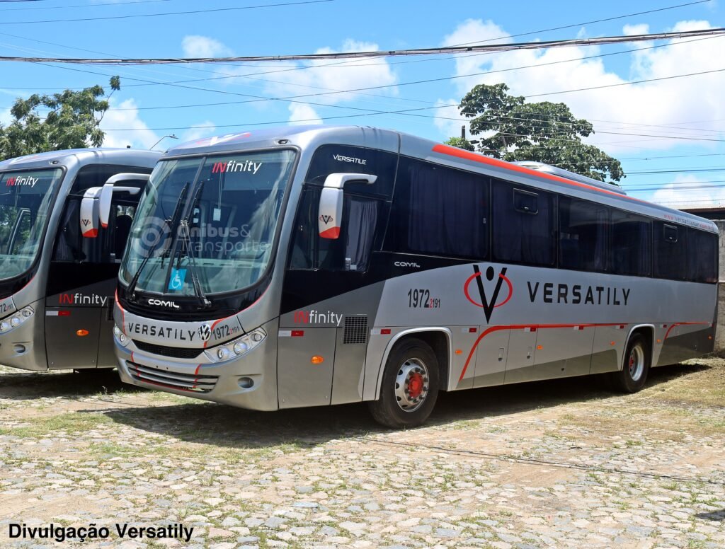 Versatily Transportes renova frota com 10 novos ônibus Comil Versatile e amplia operações no Nordeste 19 Versatily Transportes