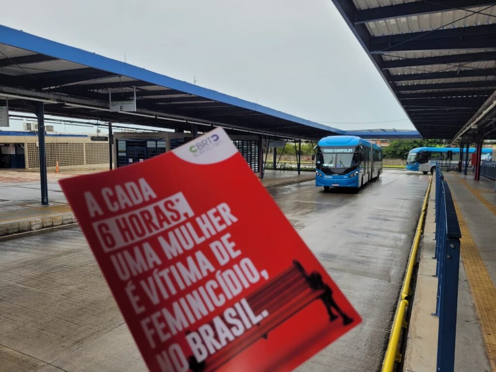 BRT Sorocaba lança campanha “Banco Vermelho” no Terminal Vitória Régia para combater o feminicídio 3 BRT Sorocaba