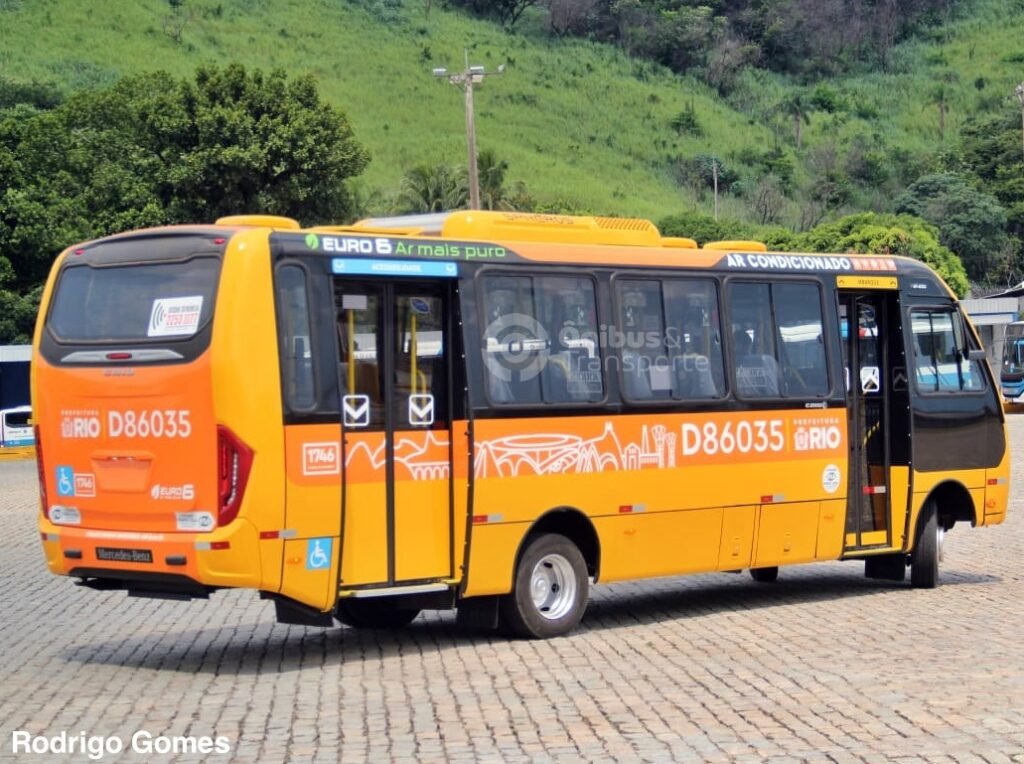 Jabour renova frota com 10 micro-ônibus Caio F2400 e estreia nova pintura padronizada do Rio 3 Jabour