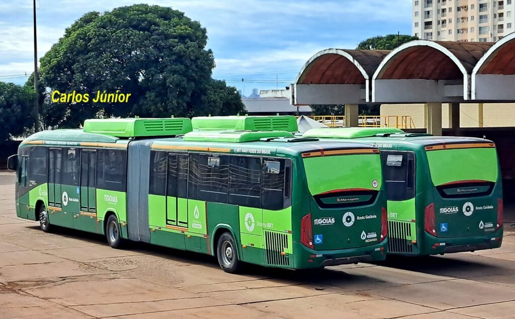 Ônibus a biometano começam a chegar para o BRT Leste-Oeste em Goiânia e marcam nova fase da RMTC 10 Goiânia