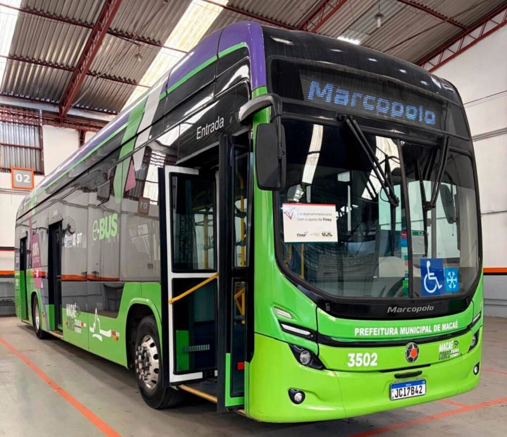 Marcopolo testa ônibus elétrico Attivi Integral em Macaé e comprova eficiência em operação urbana 2 Marcopolo