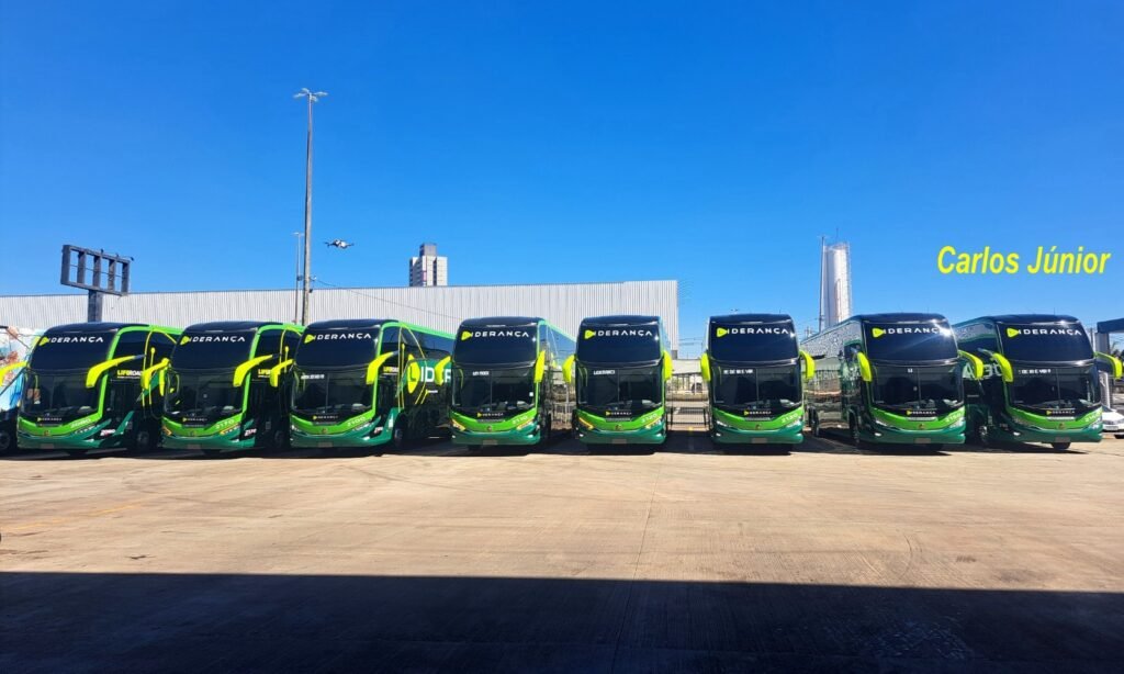Liderança Turismo e Expresso Marly renovam frota com 15 novos ônibus Marcopolo G8 em Goiás 3 Liderança Turismo