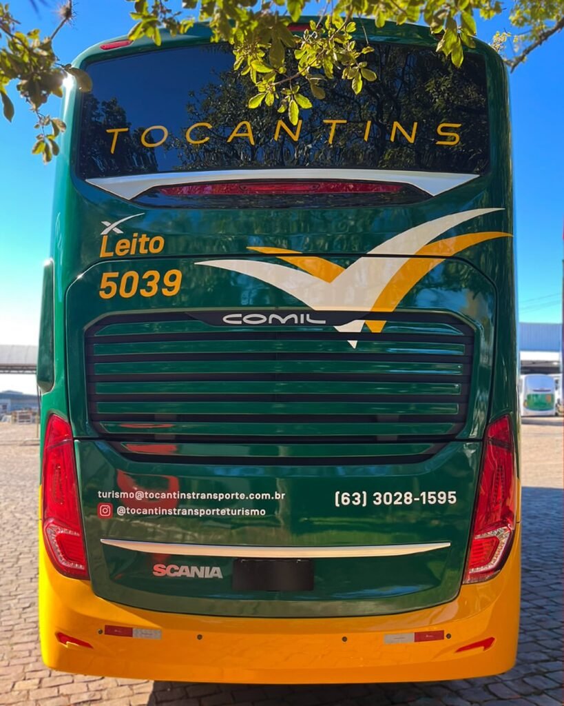 Tocantins Transporte e Turismo investe em novo Comil Invictus DD Scania Euro 6 para elevar padrão das viagens rodoviárias 1 Tocantins