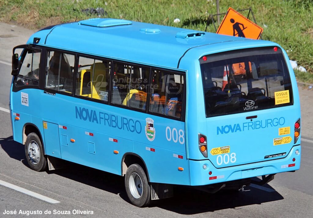 FAOL reforça frota com cinco micro-ônibus 0km e amplia modernização do transporte em Nova Friburgo 1 FAOL