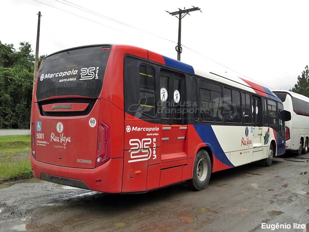 Marcopolo e Scania levam tecnologia brasileira ao BRT de Joanesburgo com novos ônibus para o sistema Rea Vaya 2 Marcopolo