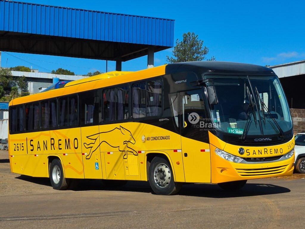 San Remo incorpora novos ônibus Comil Versatile com chassis Volkswagen automáticos para ampliar operações em Pernambuco 9 San Remo