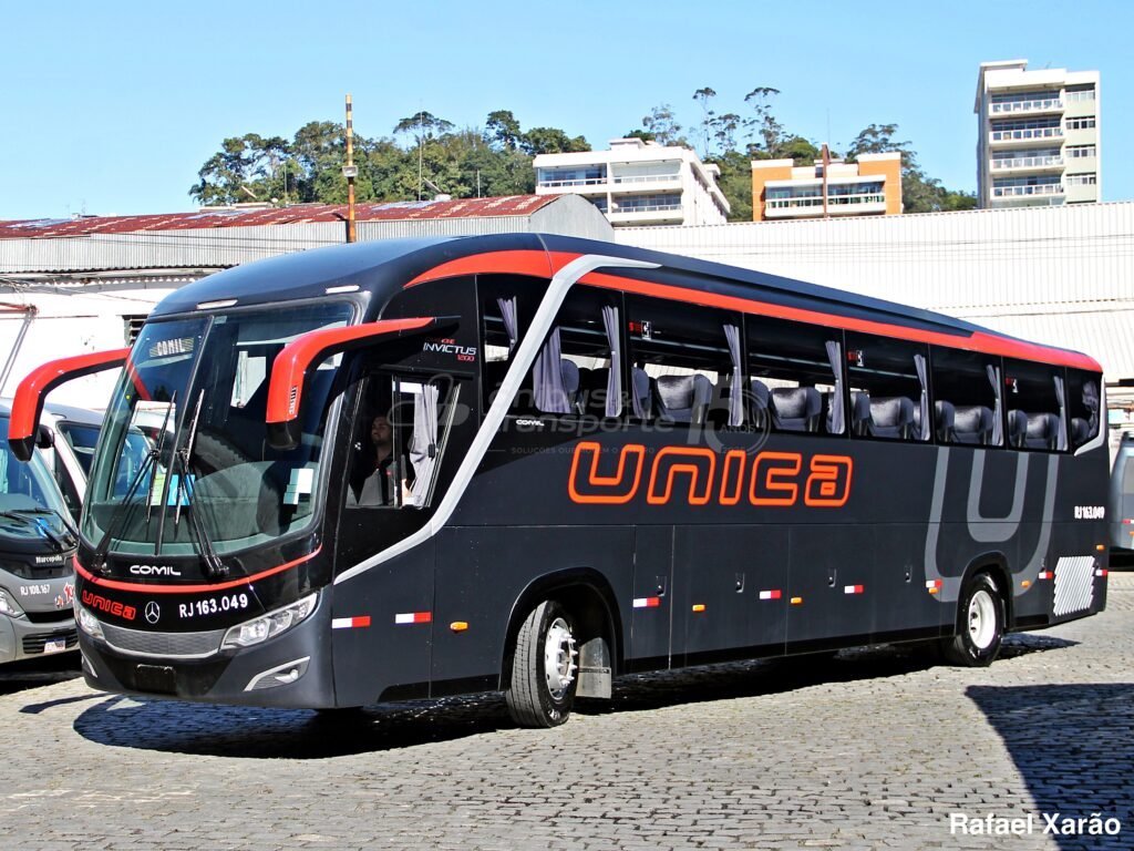 Transportes Única Petrópolis reforça frota com novos Comil Invictus 1200 equipados com tecnologia Euro 6 4 Transportes Única Petrópolis