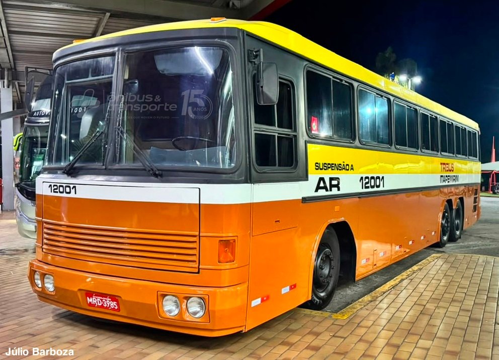 Ícone da Itapemirim, Tribus II 12001 é restaurado e vira atração às margens da Via Dutra