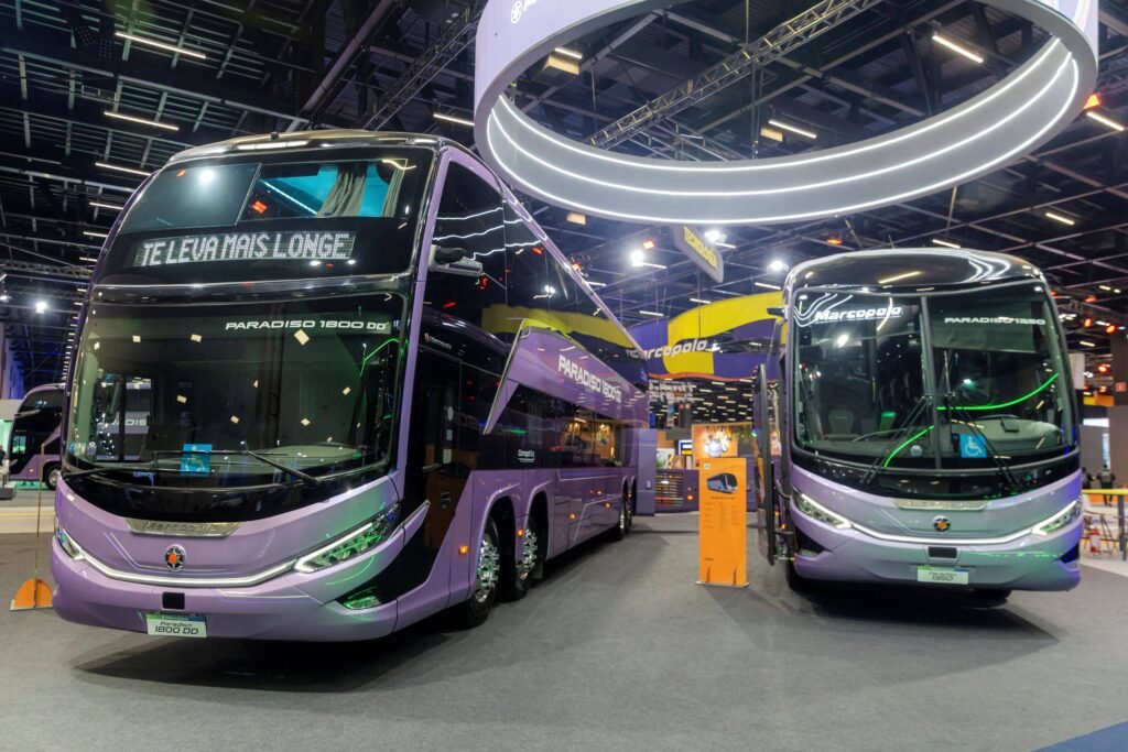 Marcopolo supera 300 ônibus comercializados na Lat.Bus 2026 e fecha feira com mais de 600 oportunidades de negócios 1 Marcopolo