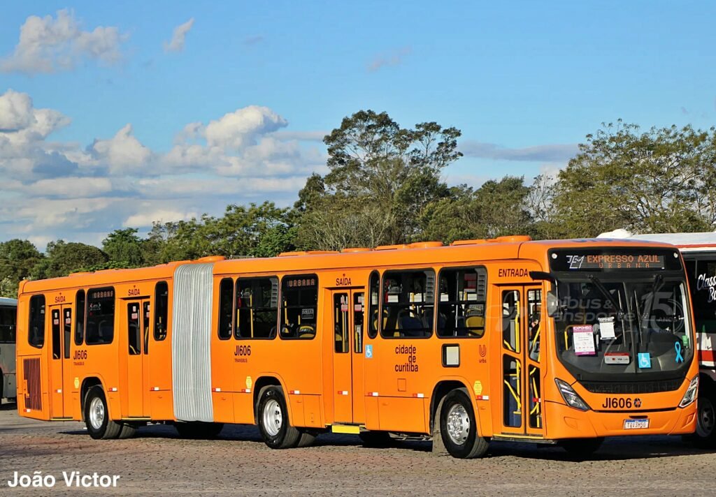 Ministério das Cidades seleciona projetos do Novo PAC para aquisições de ônibus em Curitiba, Pinhais e Nova Lima 1 Expresso Azul JI606