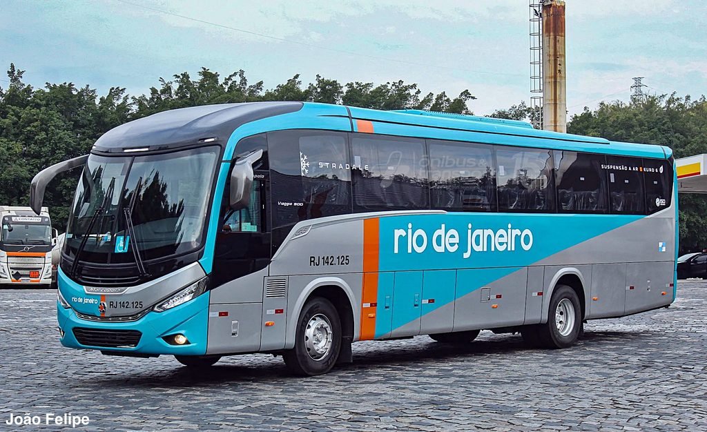 Expresso Rio de Janeiro renova frota com novos Marcopolo Viaggio G8 900 sobre chassis Mercedes-Benz 4 Rio de Janeiro RJ 142.125 1