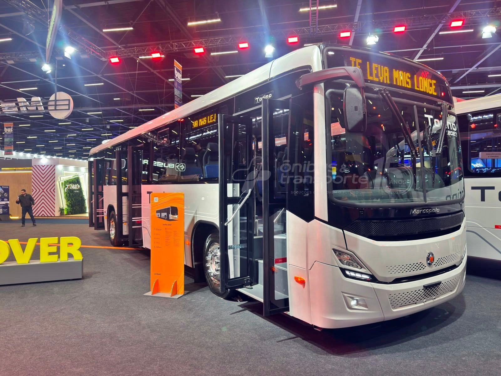 Marcopolo apresenta Torino 2027 na Lat.Bus com nova eletrônica, manutenção simplificada e mais conforto