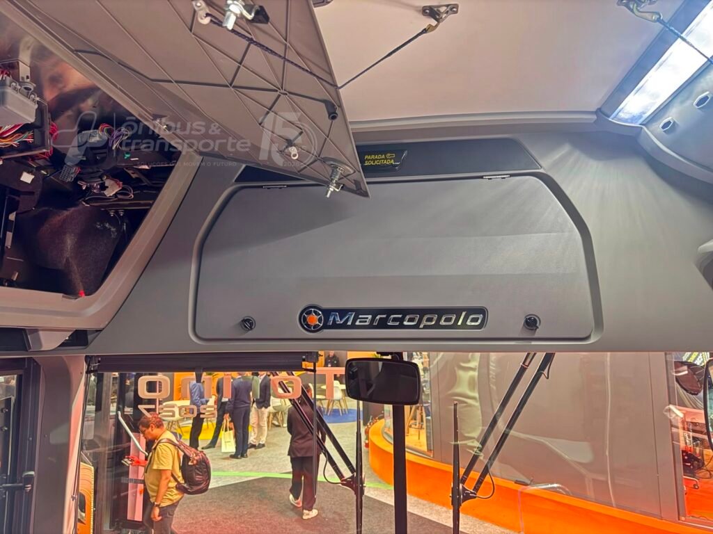 Marcopolo apresenta Torino 2027 na Lat.Bus com nova eletrônica, manutenção simplificada e mais conforto 3 Marcopolo