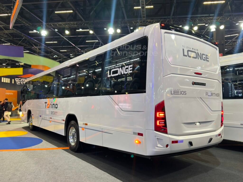 Marcopolo apresenta Torino 2027 na Lat.Bus com nova eletrônica, manutenção simplificada e mais conforto 2 Marcopolo