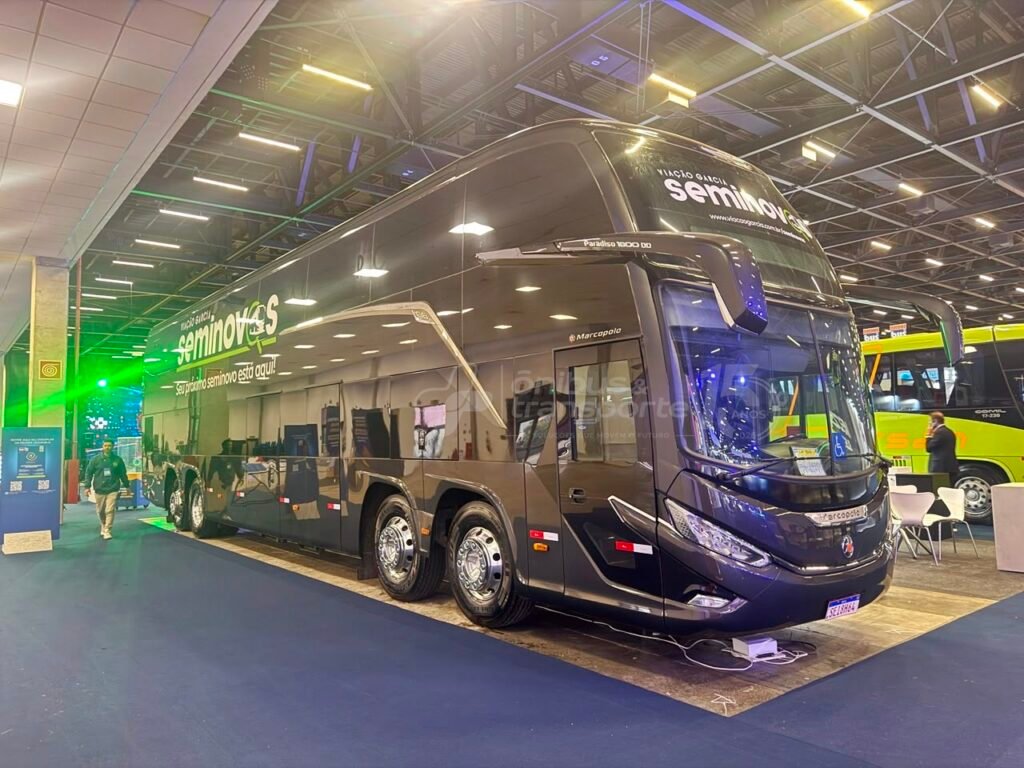 Viação Garcia destaca venda de ônibus seminovos na Lat.Bus 2026 e expõe Paradiso G8 1800 DD 1 Viação Garcia