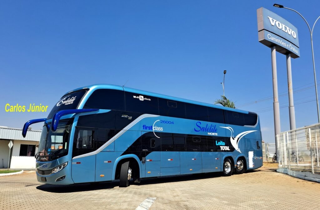 Expresso Satélite Norte renova frota com 12 Comil Invictus DD e estreia chassi Volvo B460R 6x2 6 Expresso Satélite Norte